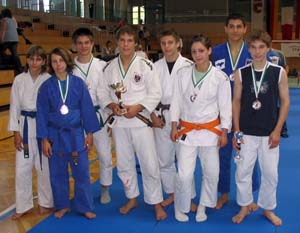 Die erfolgreichen Wiener Judo in Strawalchen (zum Vergrern anklicken)