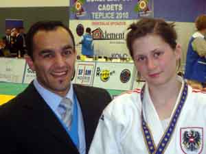 Magdalena mit Trainer Amjad